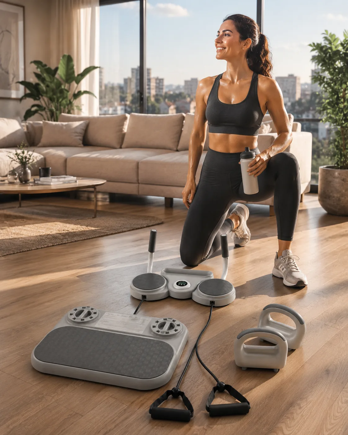 HİPNO Fitness Board multifonksiyonel antrenman platformu