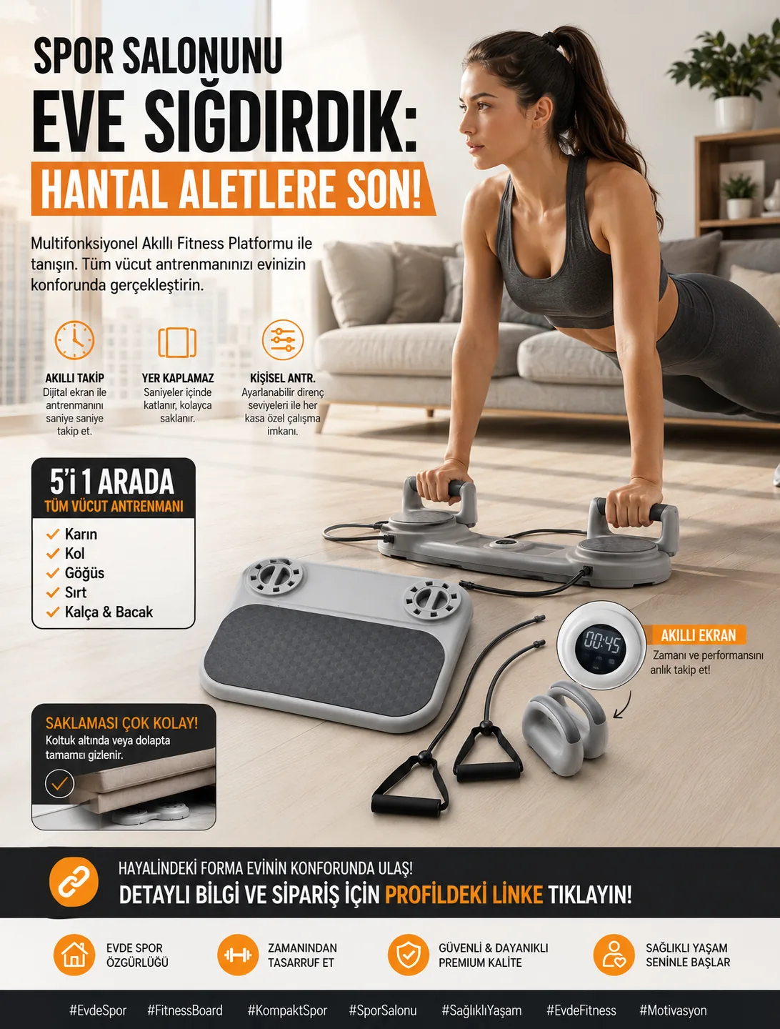 HİPNO Fitness Board - çoklu antrenman detayları