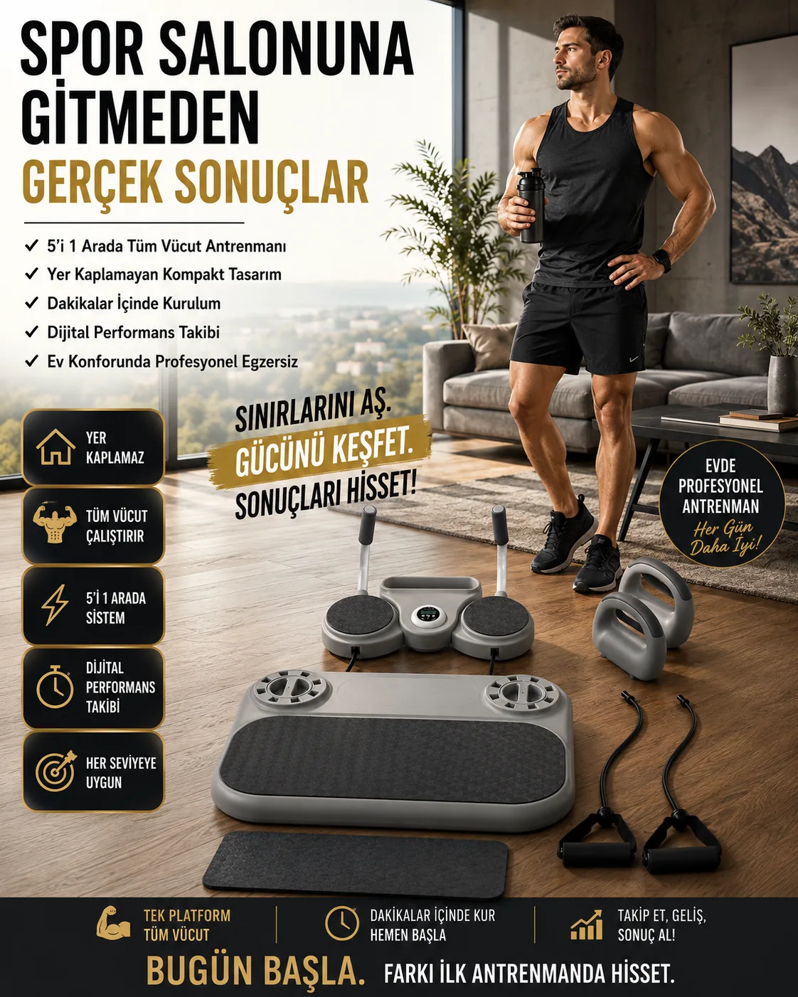 HİPNO Fitness Board - kadın kullanımı