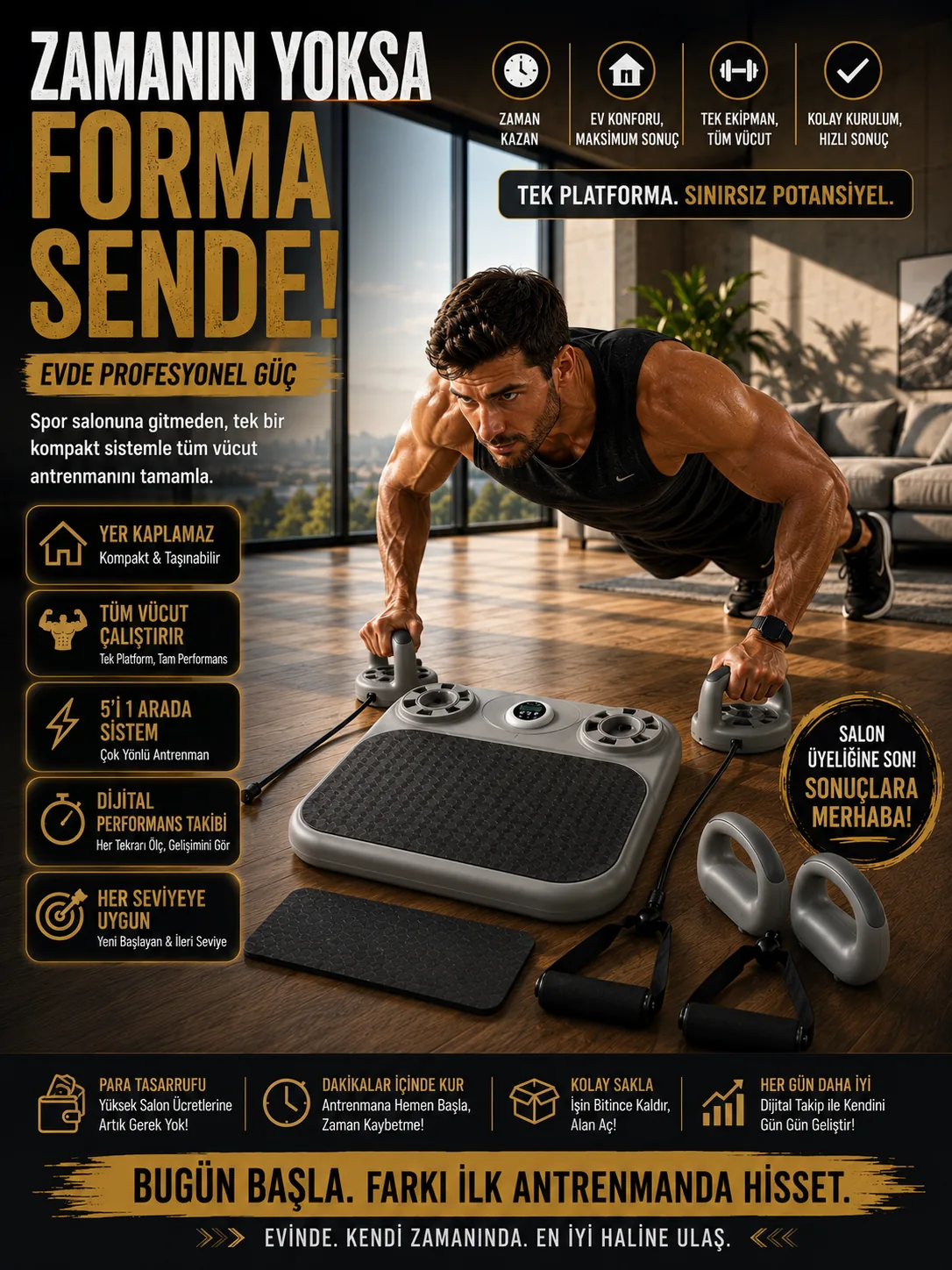 HİPNO Fitness Board - evde başla