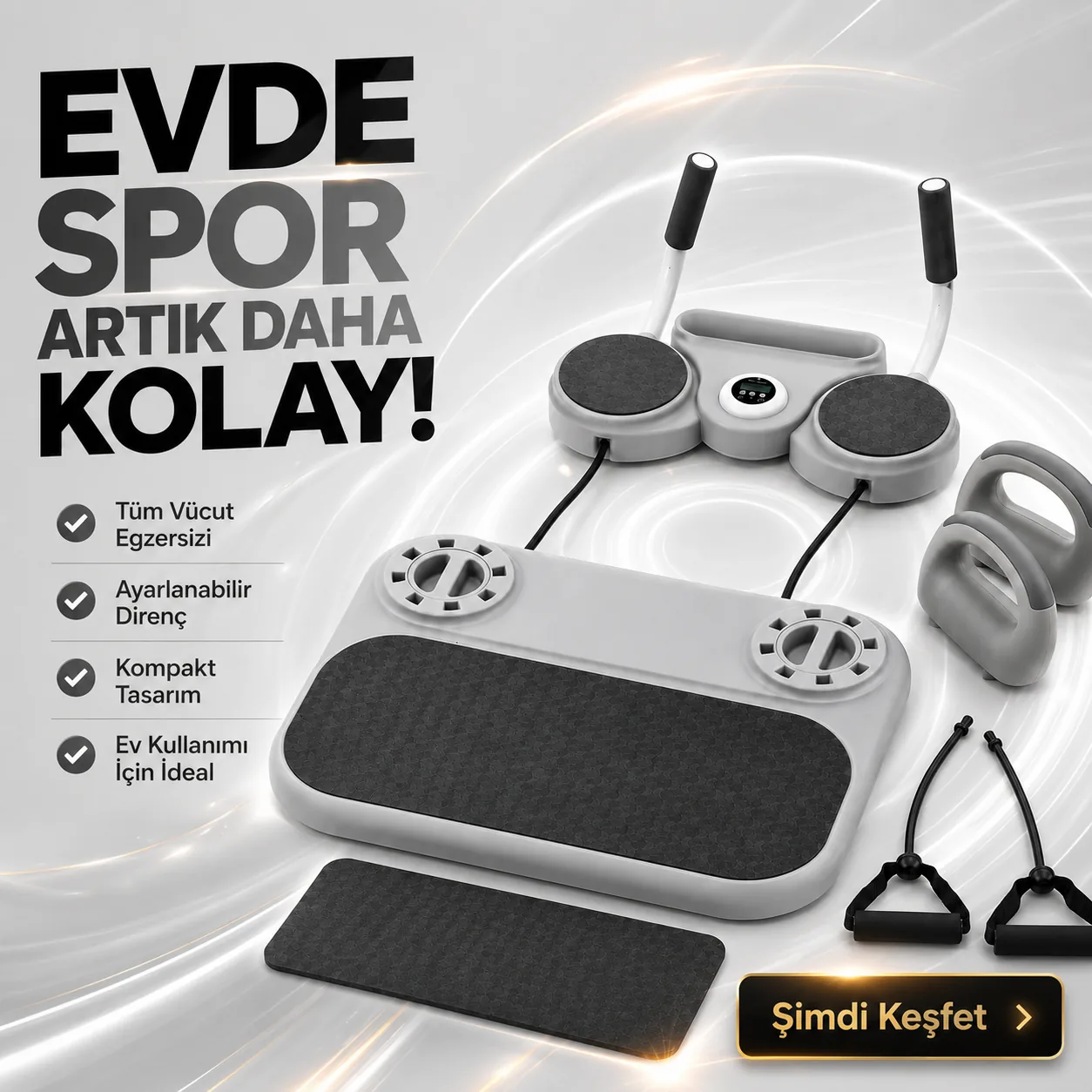 Evde spor artık daha kolay